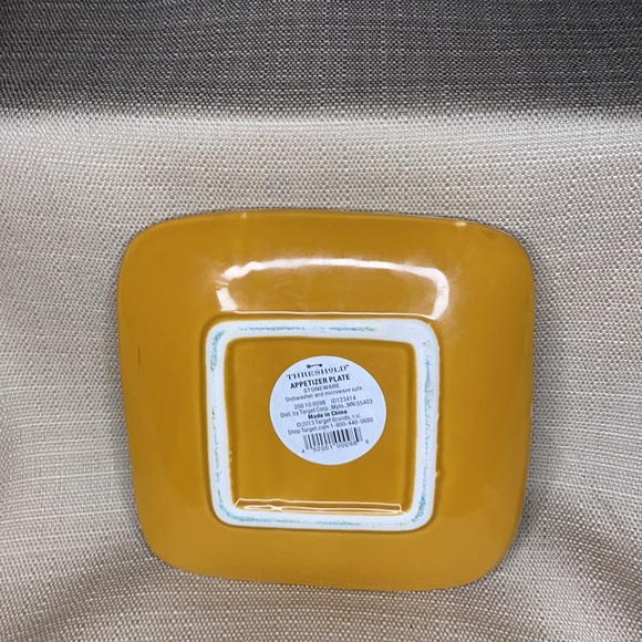 Threshold | Appetizer Plate | Stoneware | Mustard - Picture 2 of 8